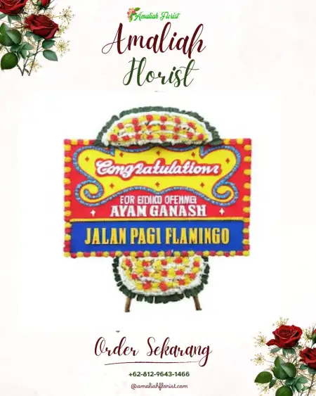 Sewa Papan Bunga Gedung Harta